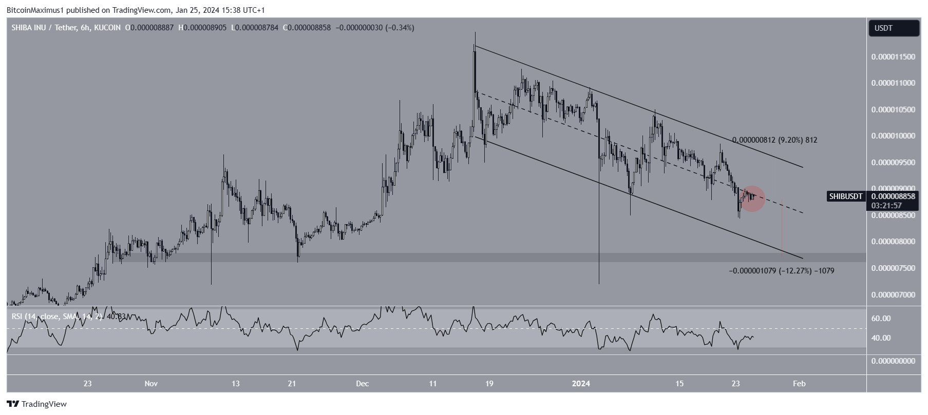 Shiba Inu (SHIB) Price Decrease