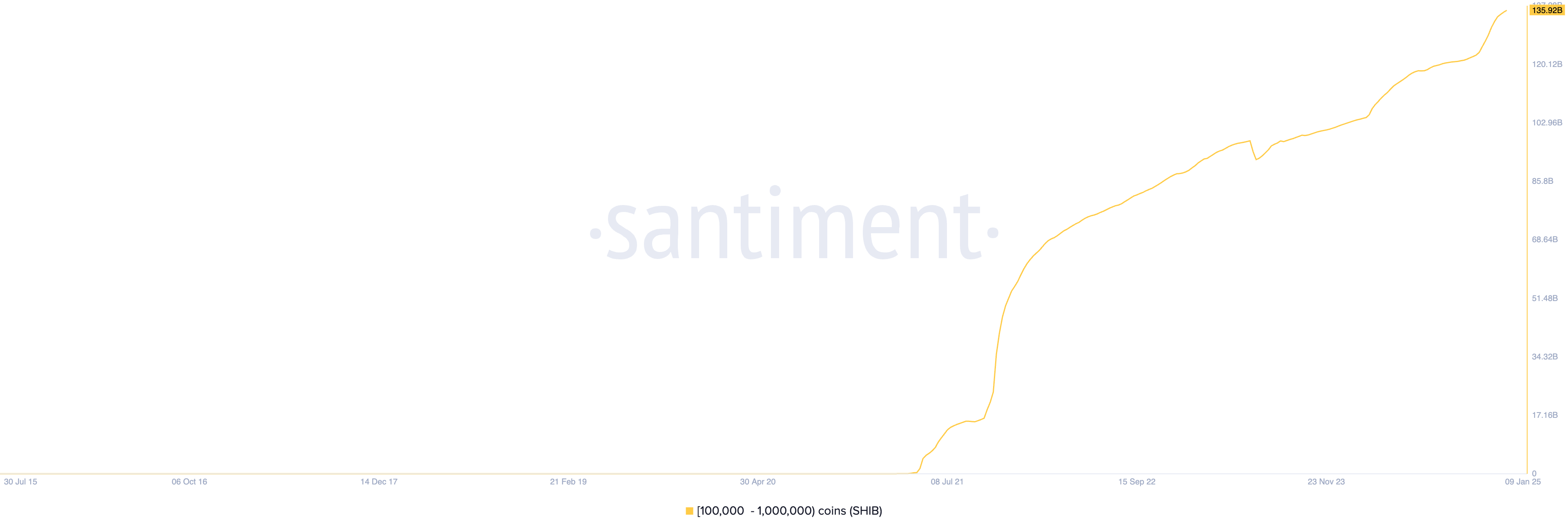 Shiba Inu Crypto Whales Supply Distribution